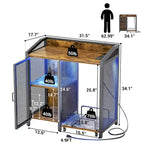 Classeur avec station de charge, armoire de rangement avec destructeur de documents sur roulettes