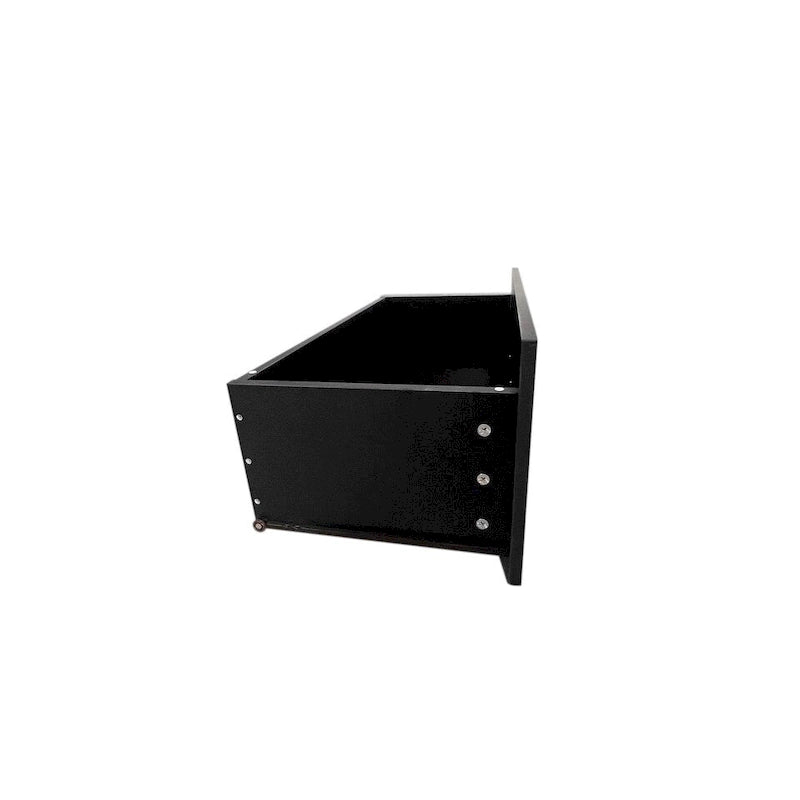 Classeur latéral à 2 tiroirs, classeur de rangement pour bureau à domicile, noir