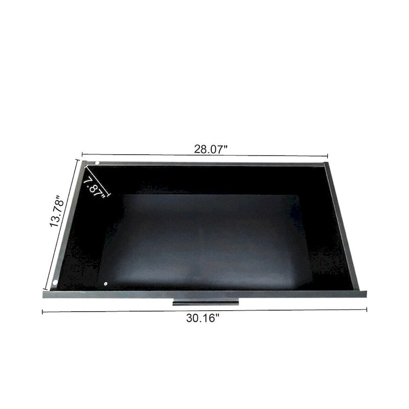 Classeur latéral à 2 tiroirs, classeur de rangement pour bureau à domicile, noir