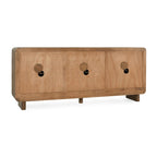 Buffet Classic Home Valley à 6 portes en bois de manguier naturel