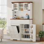 Armoire de rangement pour garde-manger de cuisine de style campagnard