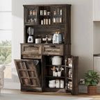 Armoire de rangement pour garde-manger de cuisine de style campagnard