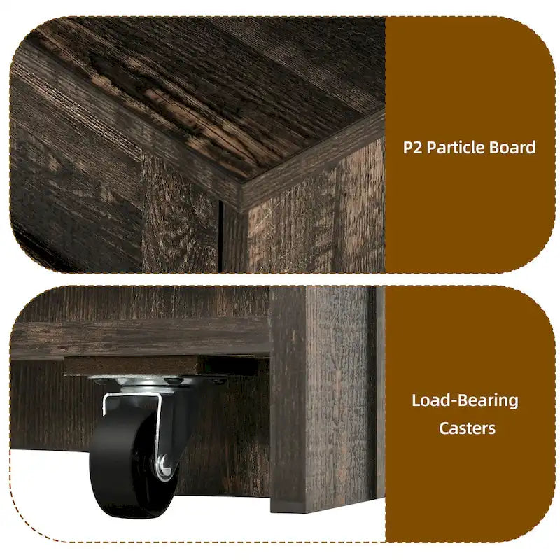 Armoire de rangement pour garde-manger de cuisine de style campagnard