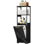 Étagère de rangement pour salle de bain à 3 niveaux inclinable de 53 po