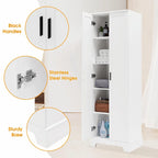 Armoire de rangement à deux portes et étagère réglable