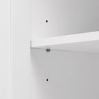 Armoire de rangement à deux portes et étagère réglable