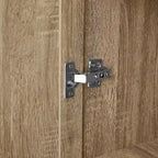 Armoire de rangement à deux portes et étagère réglable