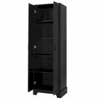 Armoire de rangement à deux portes et étagère réglable