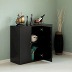 Buffet de 33 pouces avec rangement, grand plateau, tiroirs spacieux et étagère réglable - Rangement et organisation de la cuisine