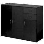 Buffet de 33 pouces avec rangement, grand plateau, tiroirs spacieux et étagère réglable - Rangement et organisation de la cuisine