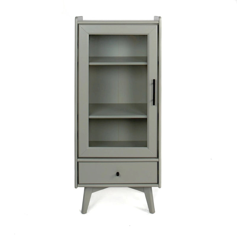 Meuble sur pied avec porte vitrée