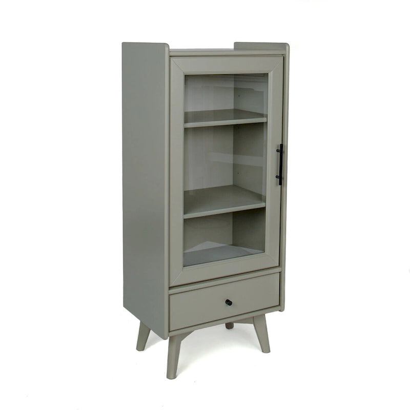 Meuble sur pied avec porte vitrée