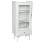 Meuble sur pied avec porte vitrée