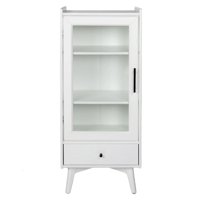 Meuble sur pied avec porte vitrée