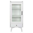 Meuble sur pied avec porte vitrée