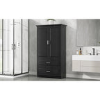 Armoire de rangement haute pour salle de bain