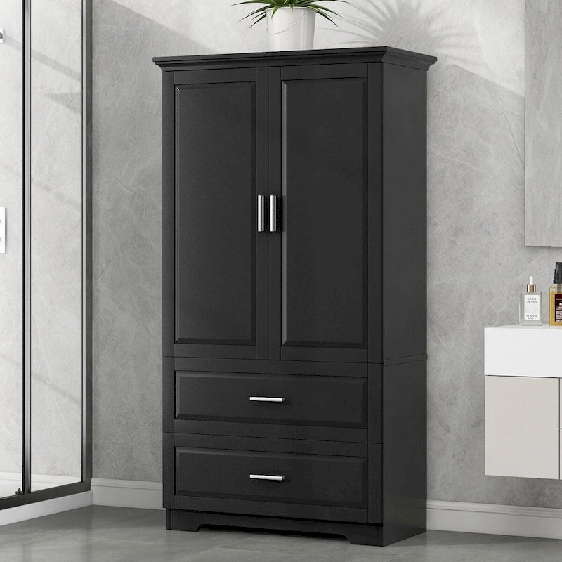Armoire de rangement haute pour salle de bain