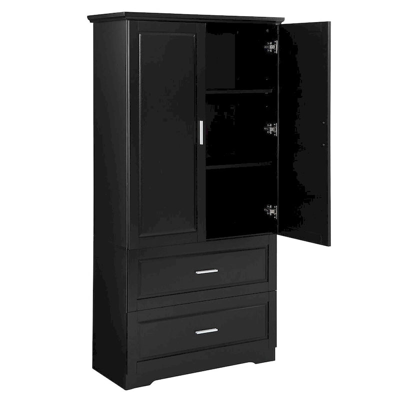 Armoire de rangement haute pour salle de bain