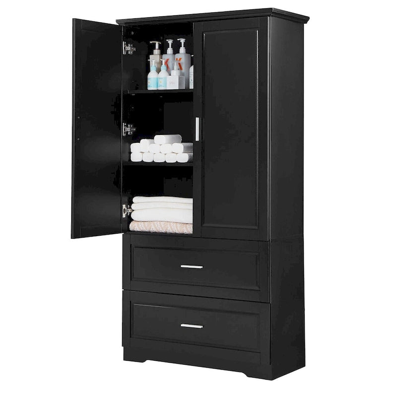 Armoire de rangement haute pour salle de bain