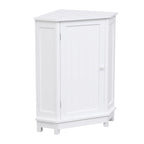 Armoire d'angle triangulaire avec étagère réglable