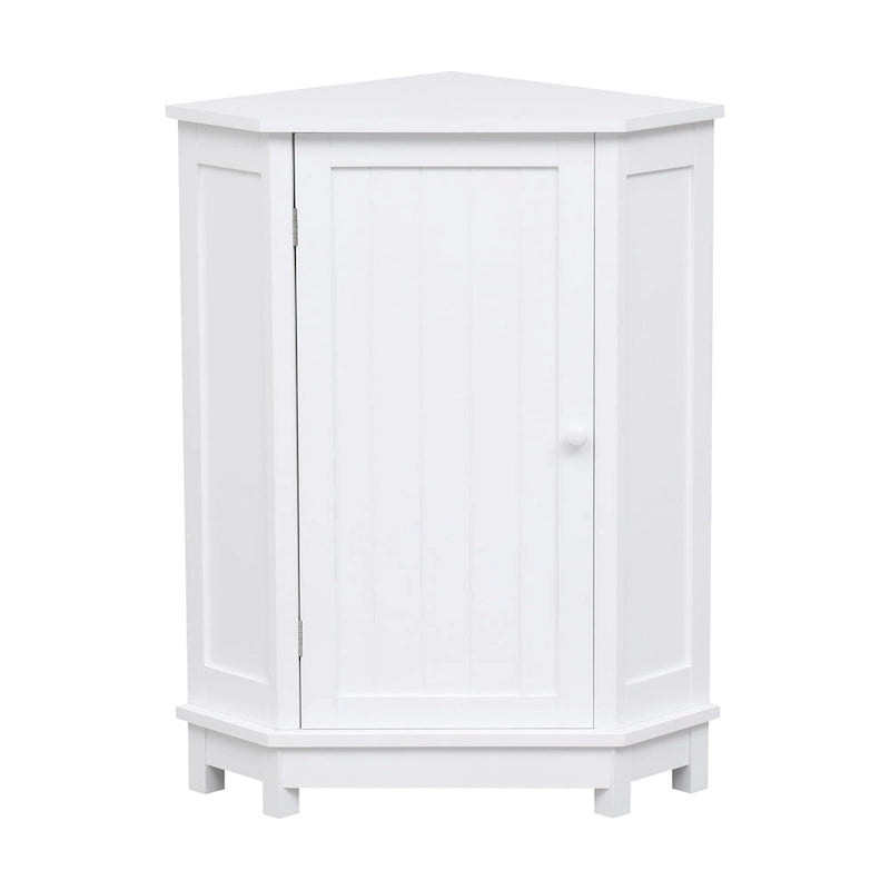Armoire d'angle triangulaire avec étagère réglable