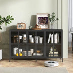 Heavy Duty Metal Modern Sideboard Buffet Cabinet