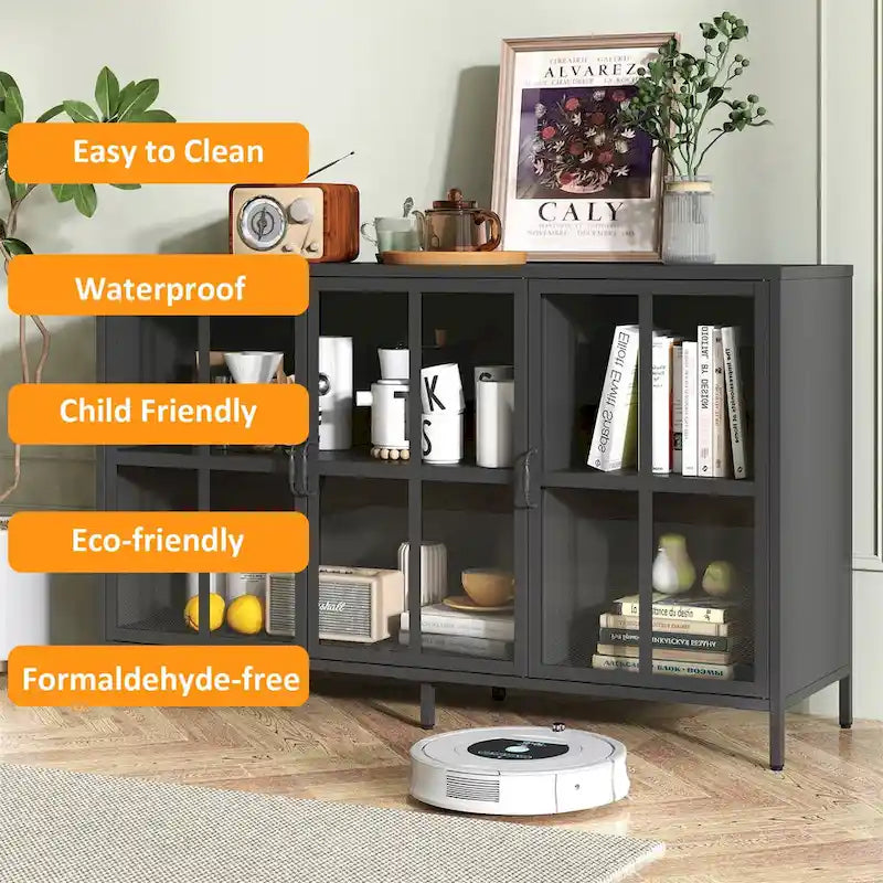 Buffet moderne en métal robuste