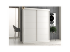 Vertchez - Armoire ¨¤ 2 portes coulissantes - Penderie L 160 cm - Dressing de chambre 2 portes