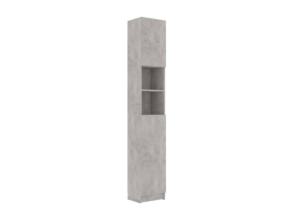 Armoire de salle de bain Gris b¨¦ton 32x25.5x190