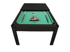 Billard Am¨¦ricain Vertchez 7Ft - 226.5x126.5x80 cm avec accessoires et plateau d'natoire - Couleur Noir
