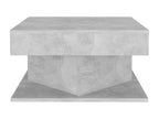 Table basse Gris b¨¦ton 57x57x30 cm Agglom¨¦r¨¦