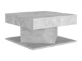 Table basse Gris b¨¦ton 57x57x30 cm Agglom¨¦r¨¦